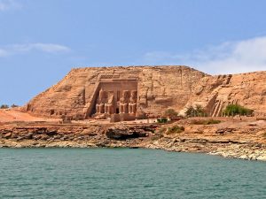 The monuments at Abu Simbel, Lake Nasser.
